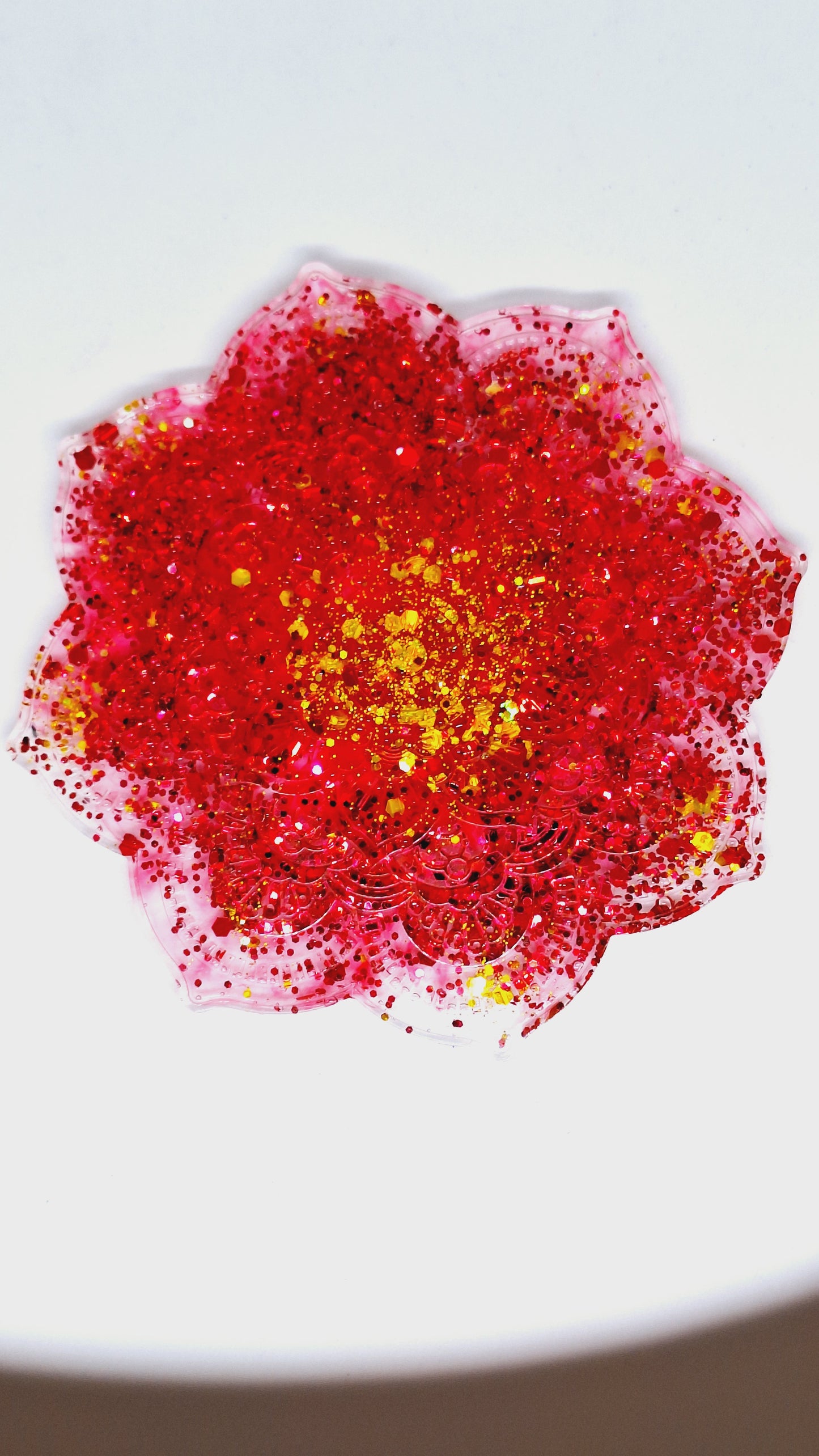 Mandala - rouge et doré