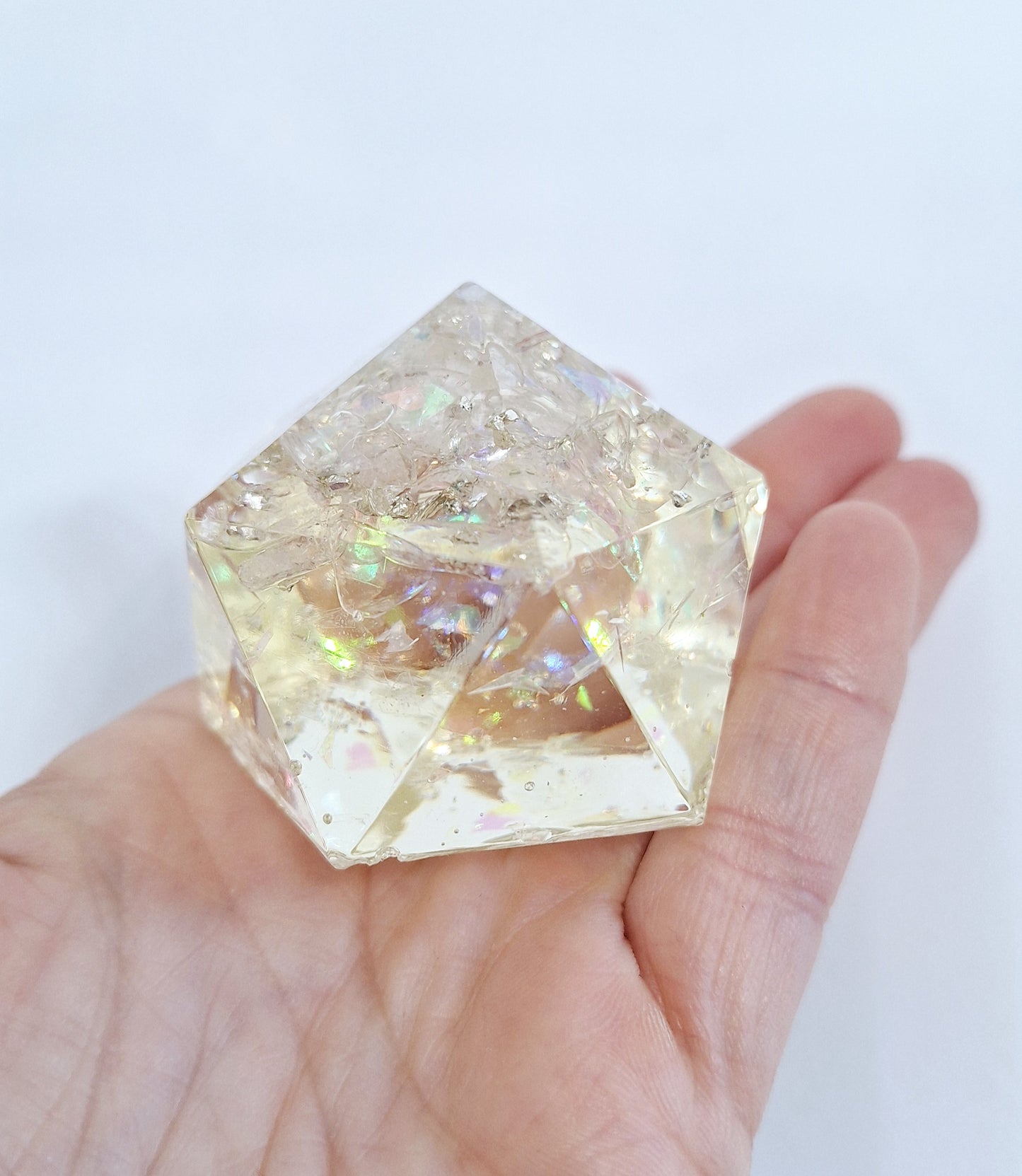 Orgonite polygone - Quartz