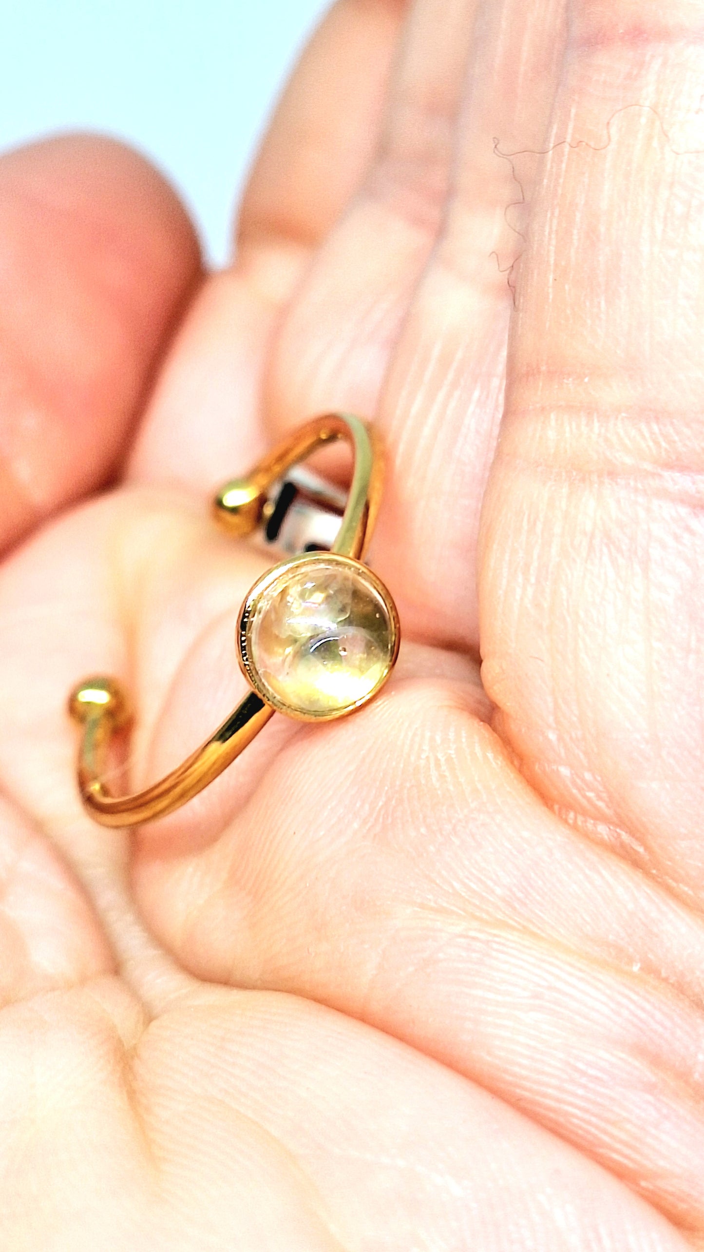 Bague strass - S