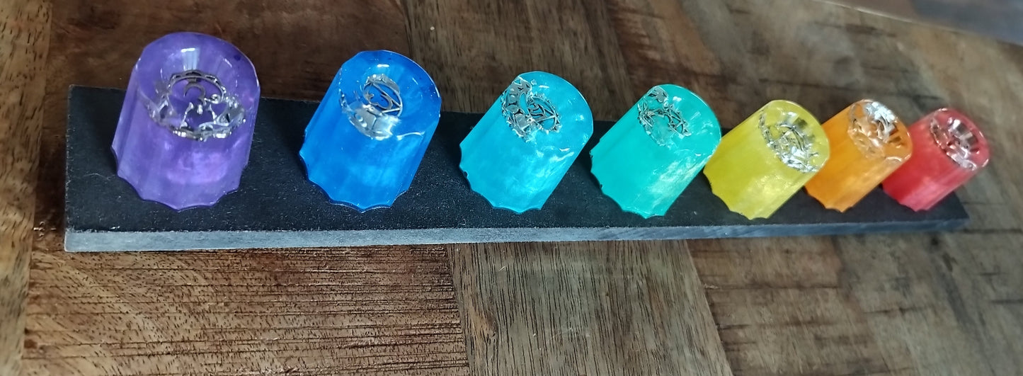 Cannelés chakras en résine