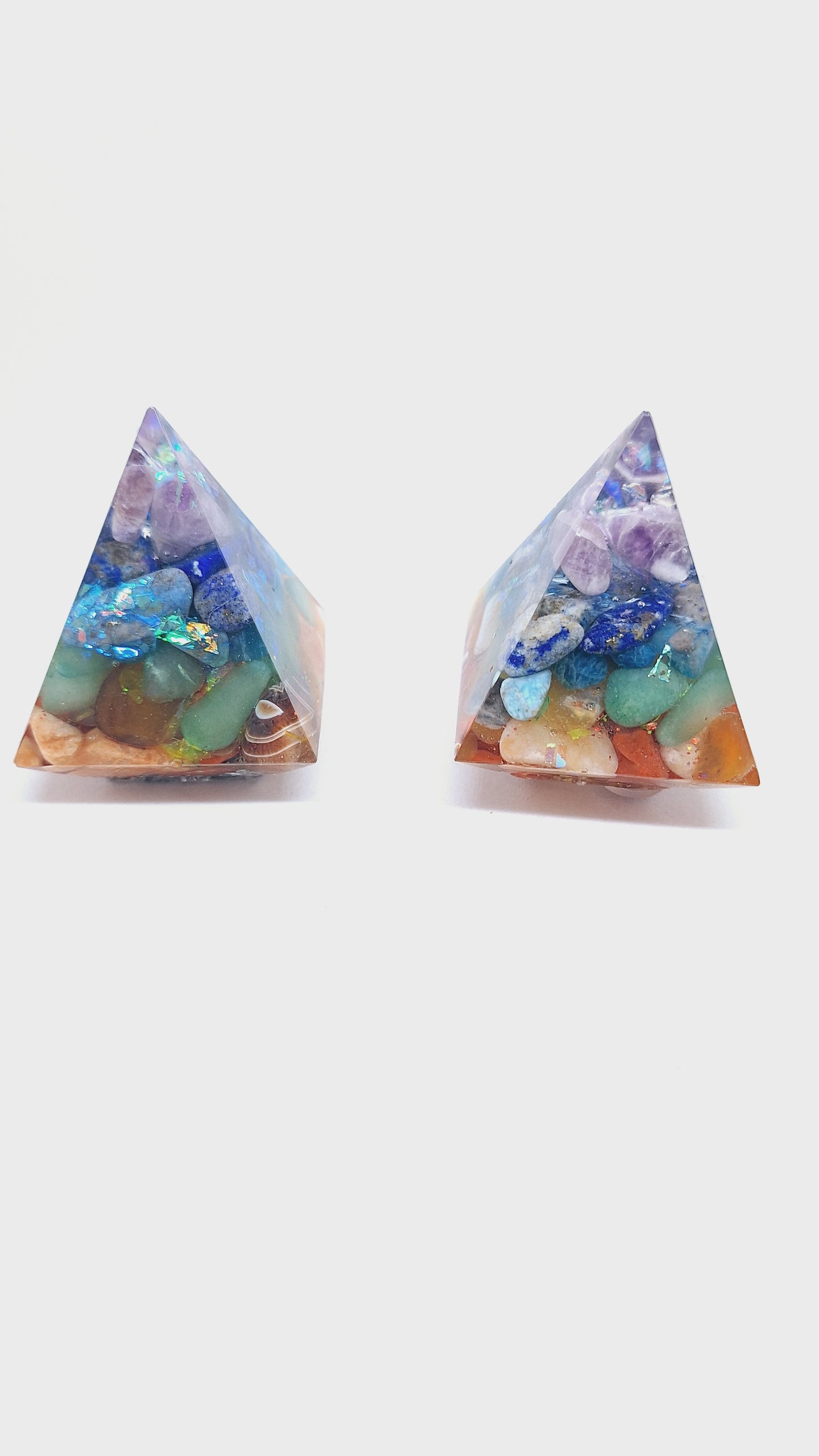 Orgonite de rééquilibrage global pyramide S/M
