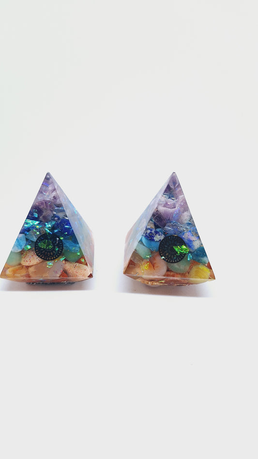Orgonite de rééquilibrage global pyramide S/M