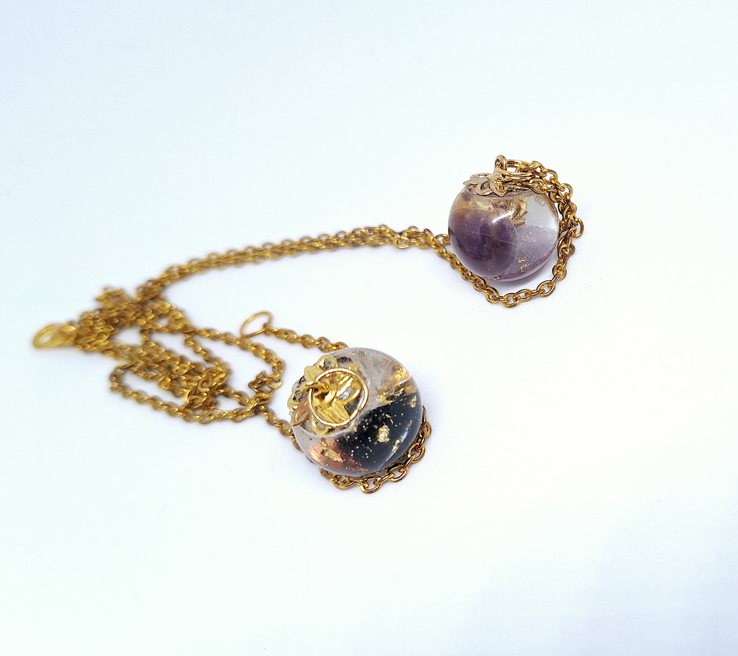 Collier sphère orgonite