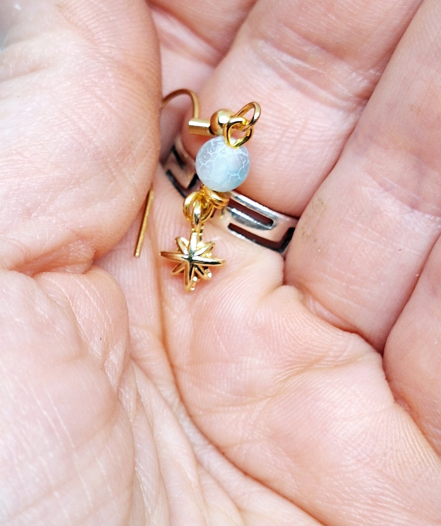 Boucles d'oreilles étoile de Bethlehem - Agathe