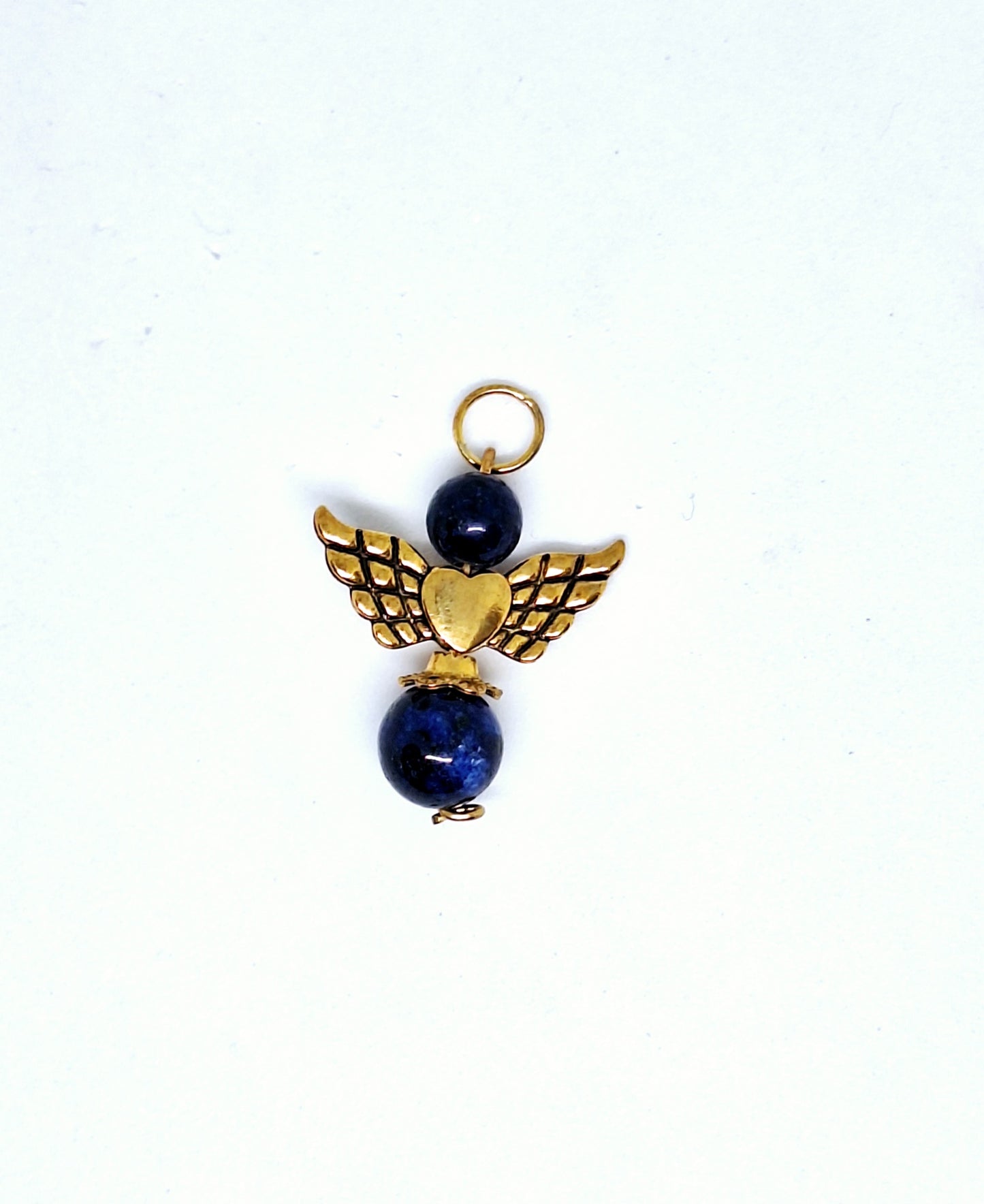 Collier ange et pierres
