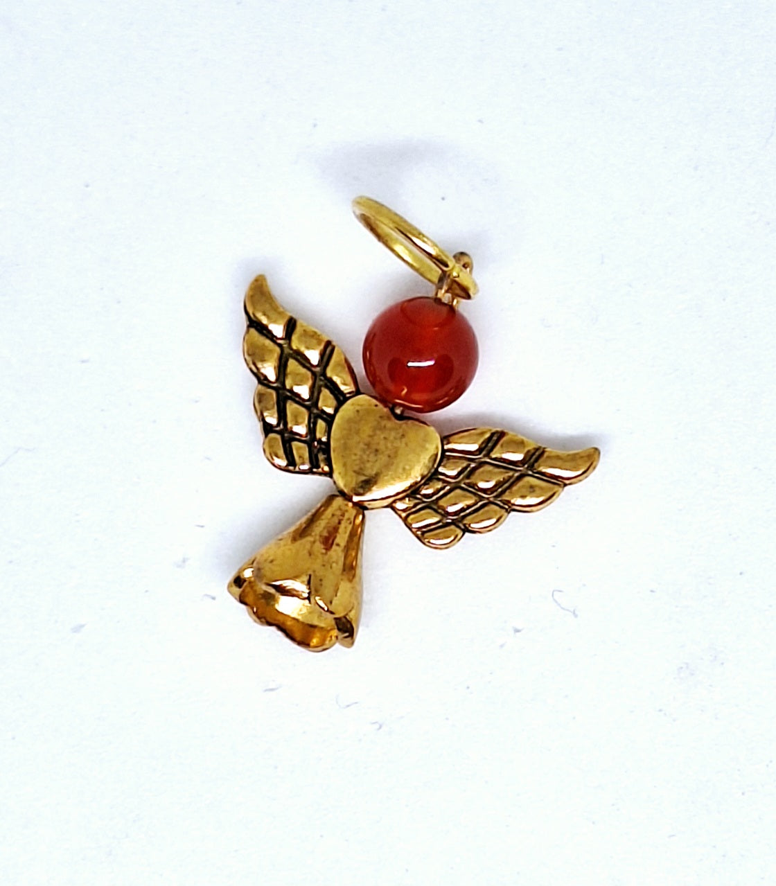 Collier ange et pierres