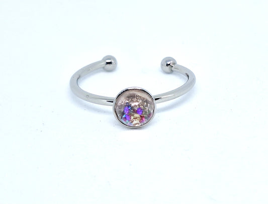 Bague paillettes - S