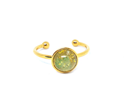 Bague olivine/péridot - M