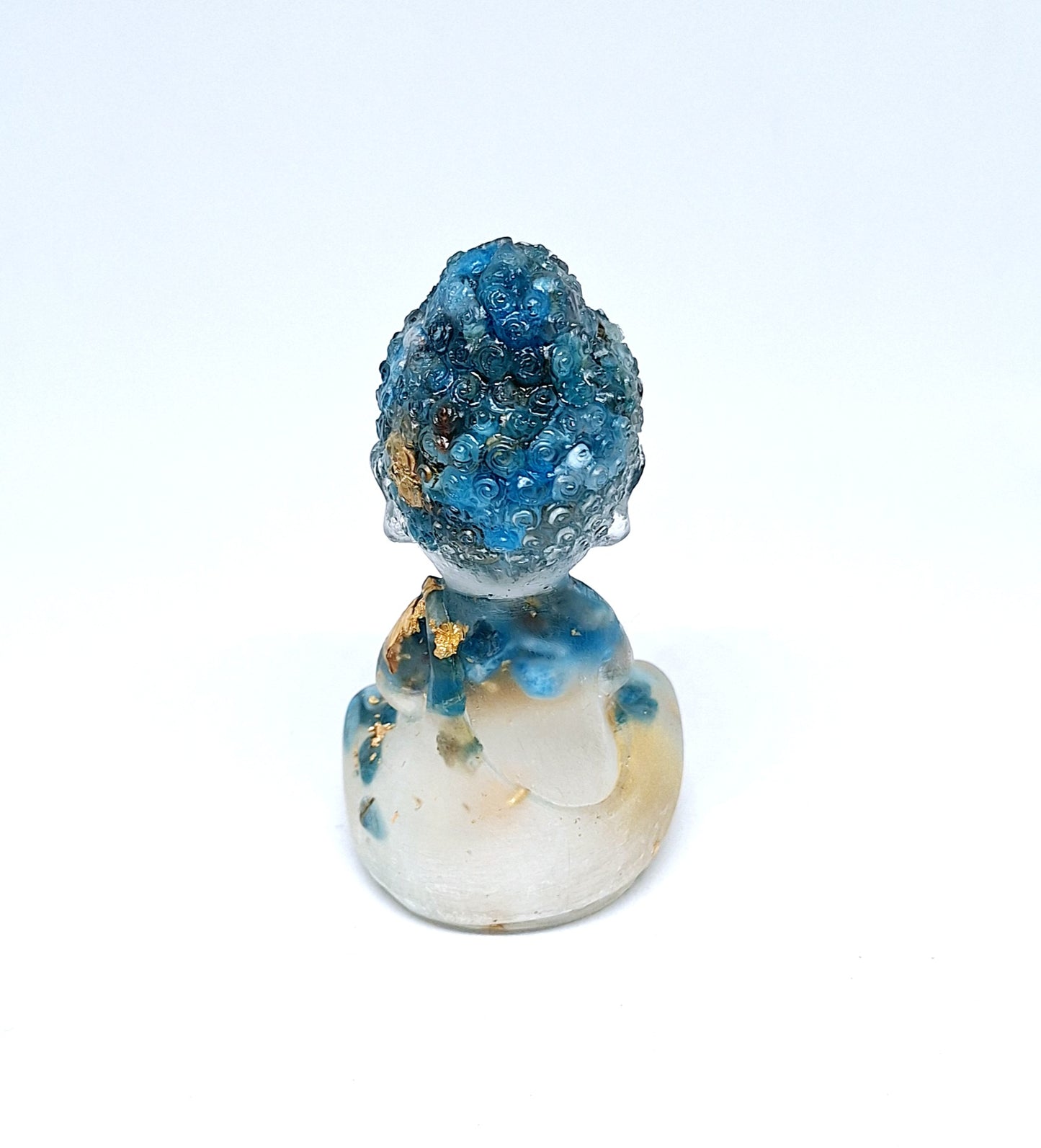 Orgonite Bouddha apatite 🩵