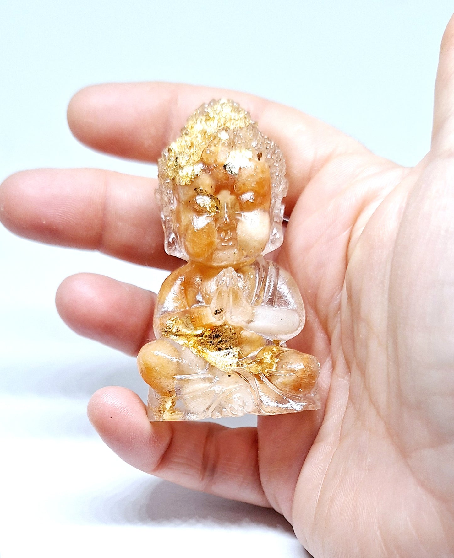 Orgonite Bouddha aventurine orange 🧡