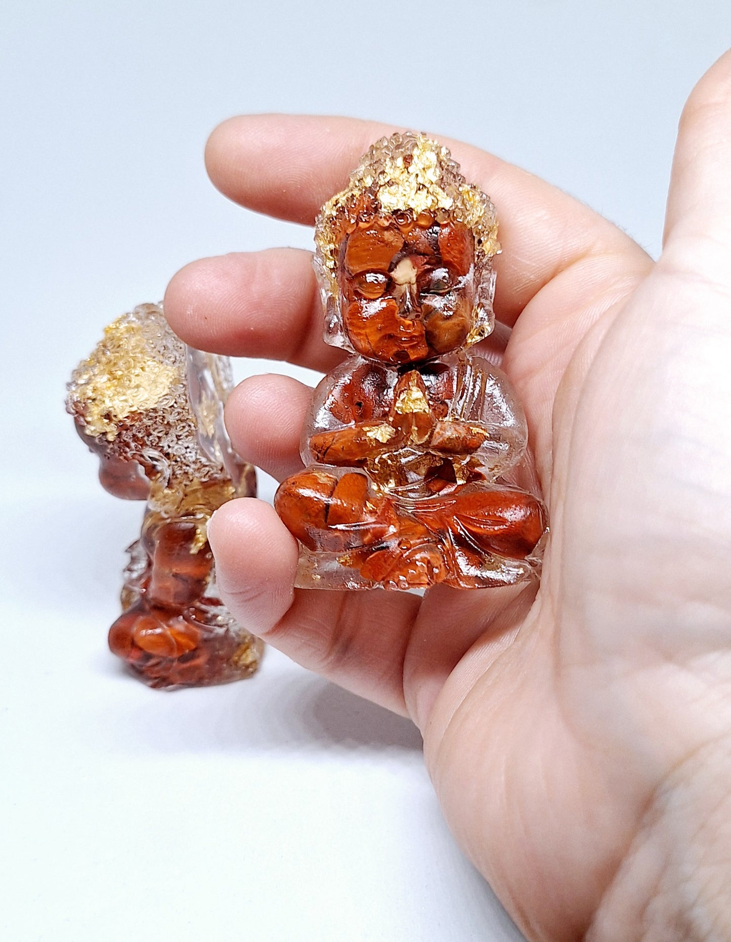 Orgonite Bouddha jaspe rouge ❤️