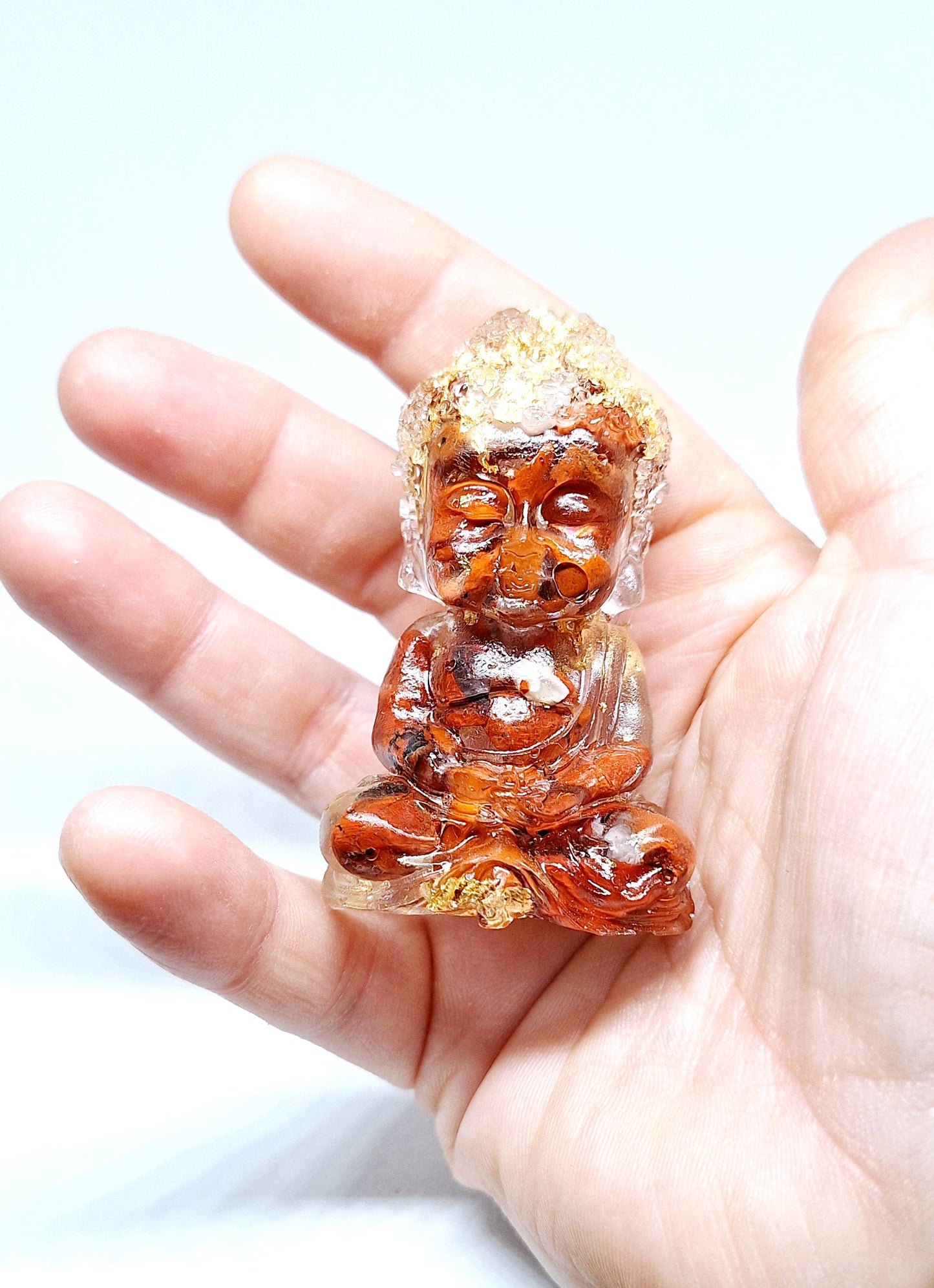 Orgonite Bouddha jaspe rouge ❤️