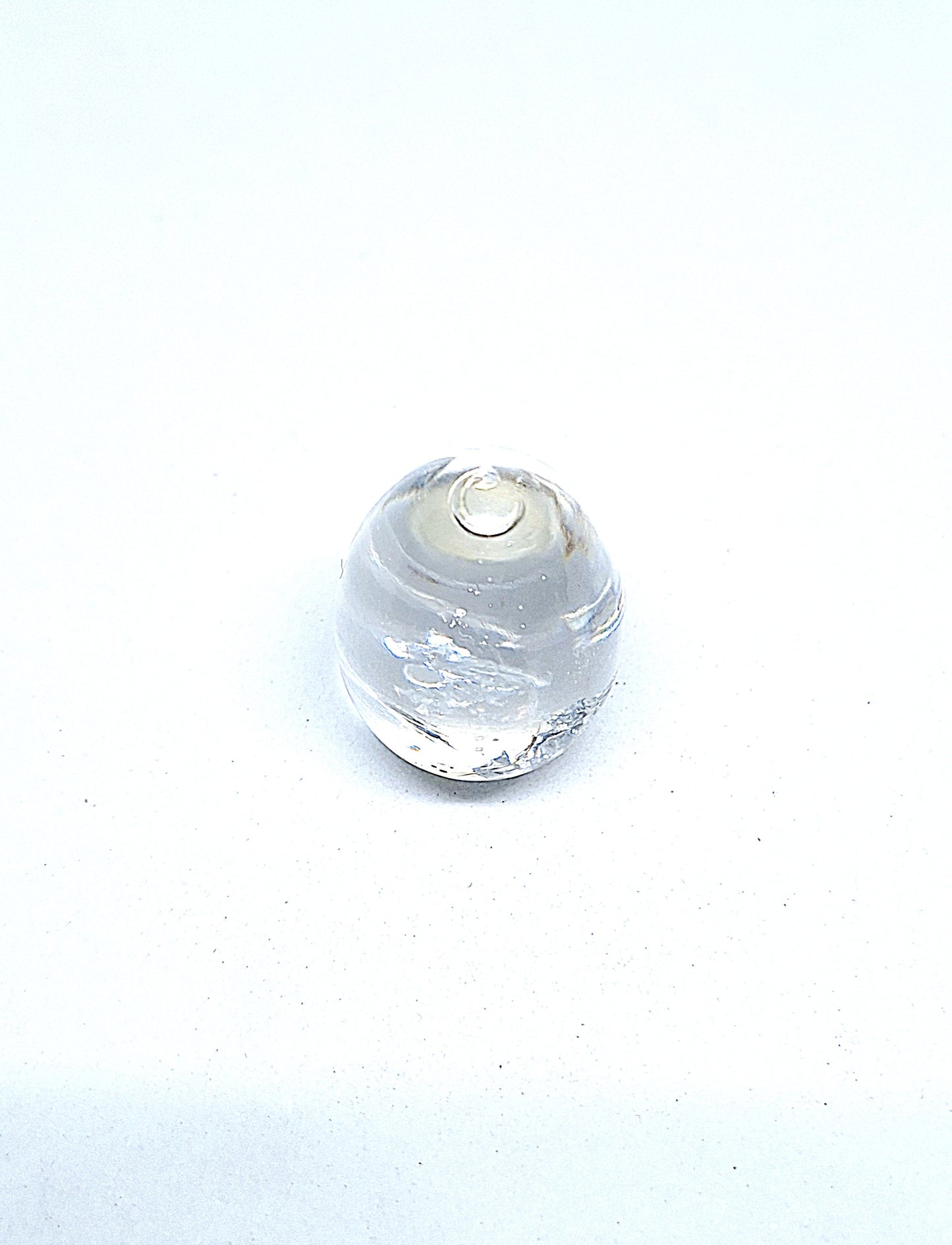 Orgonite œuf XS - Quartz, lune, aluminium