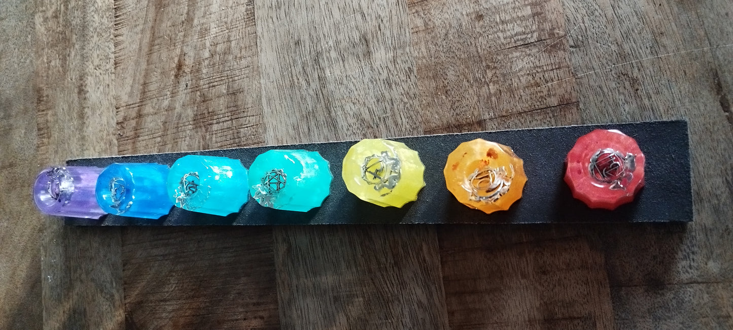 Cannelés chakras en résine