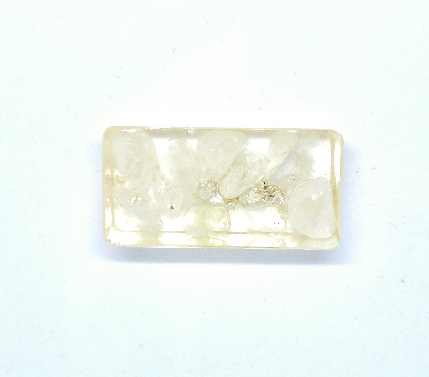 Orgonite lingot - Citrine, lune, aluminium