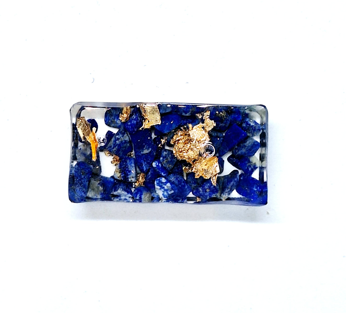 Orgonite lingot - Lapis-lazuli, infini ou étoile, or