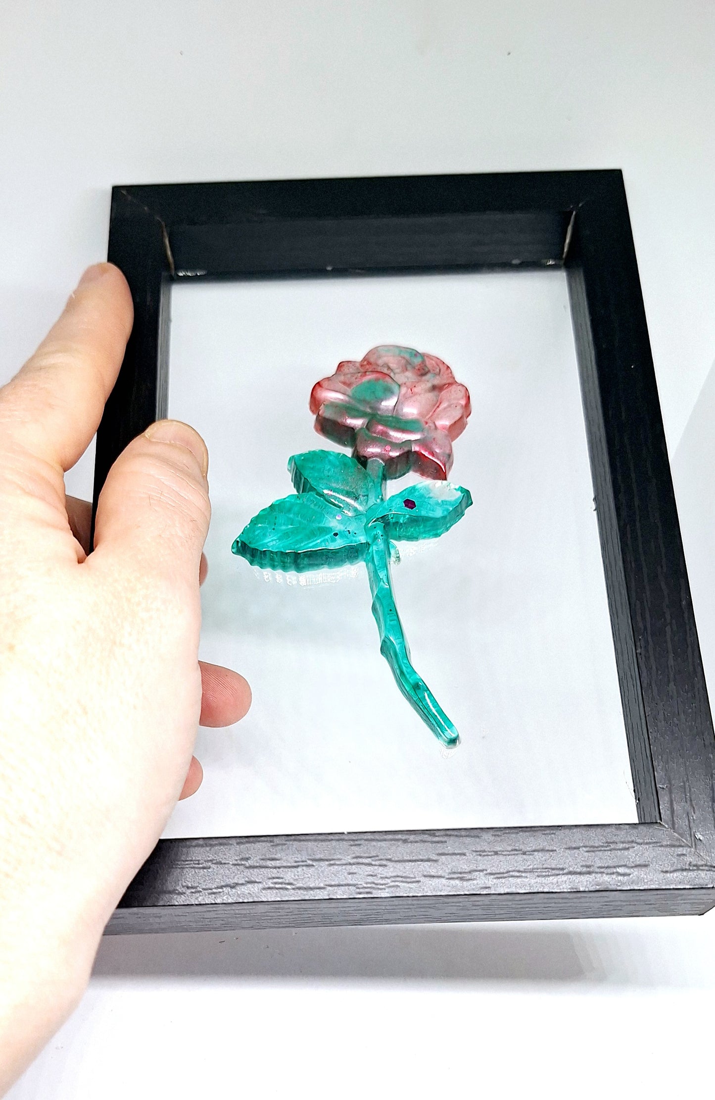 Cadre rose, symbole d'amour, de protection, de sérénité ...
